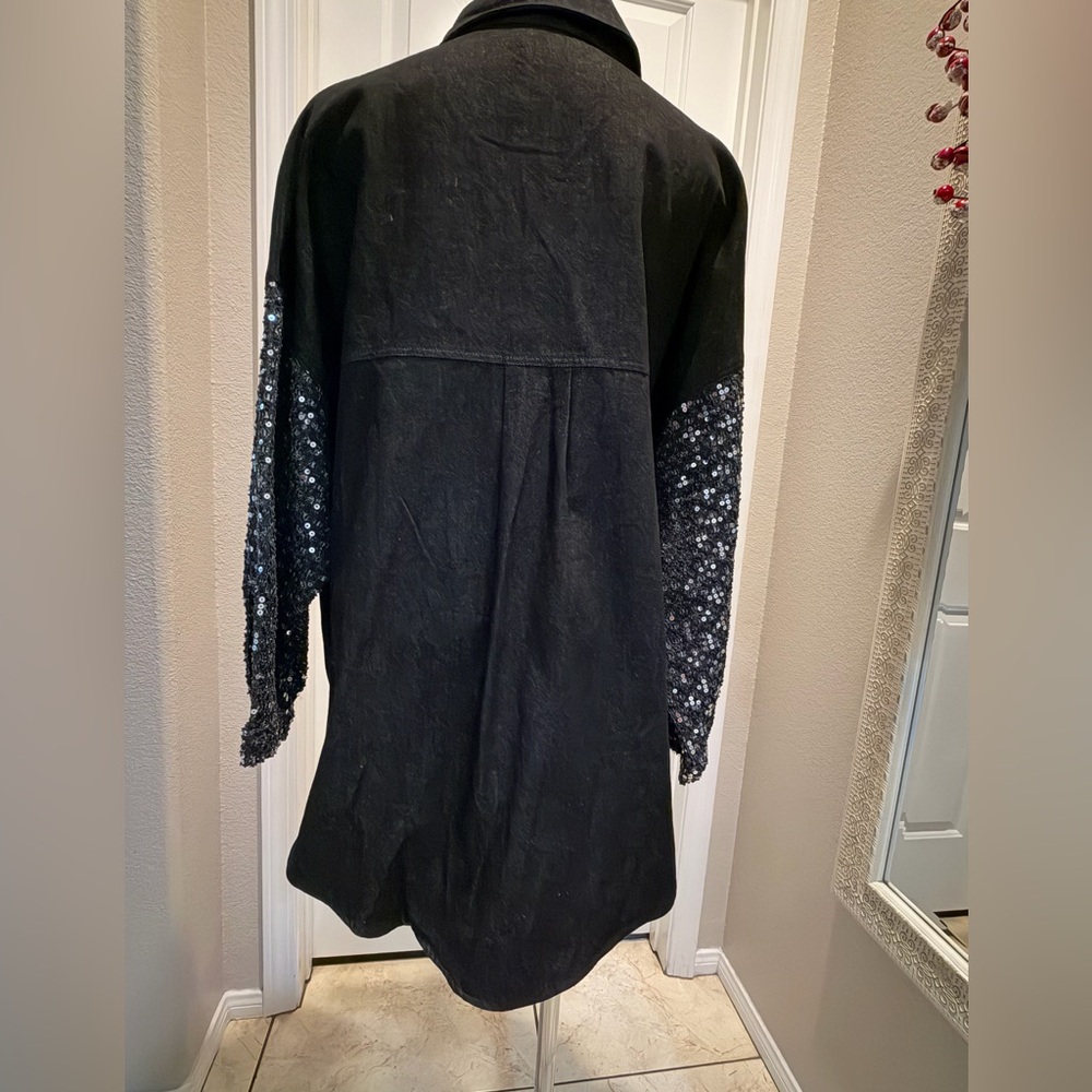 Fantastic Fawn Black and Gray Utility Jacket - Picture 6 of 8